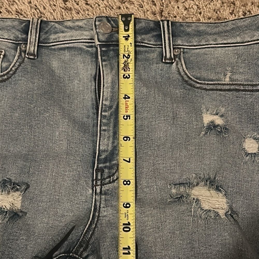NWT Sneak Peek jean shorts high rise Large C - Picture 8 of 9